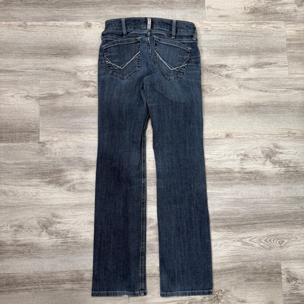 Ariat REAL Denim Womens 26S Dark Wash Mid Rise Bootcut Jeans 10014015 - Picture 2 of 10